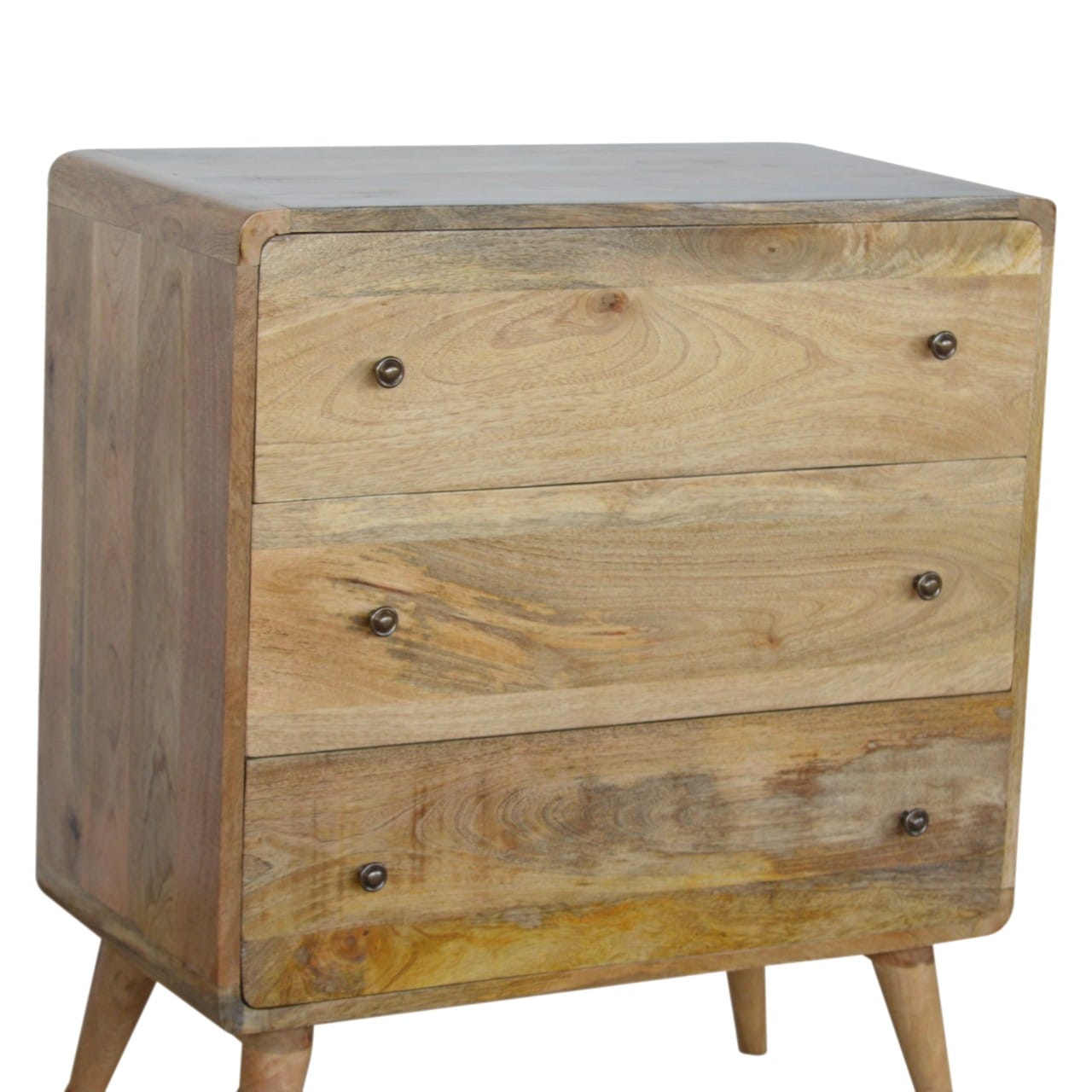 Scandinavian chest of drawers in oak drawer