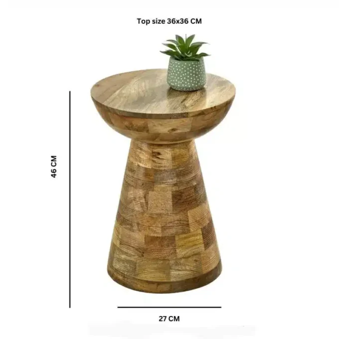 Evocation Mushroom Style Side Table - Image 7