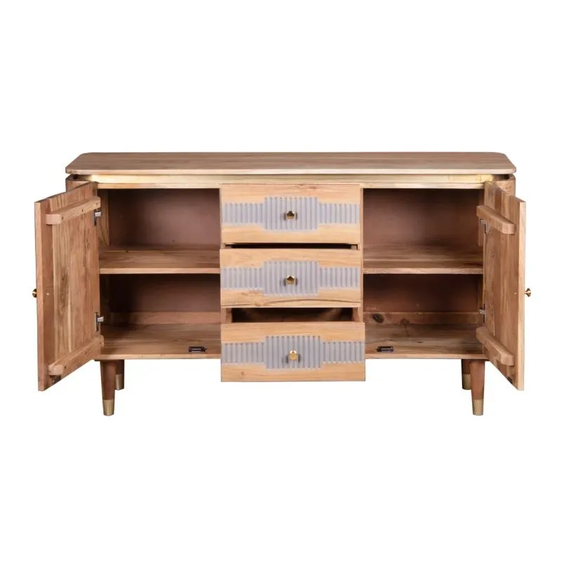 acacio 2 door 3 drawer sideboard