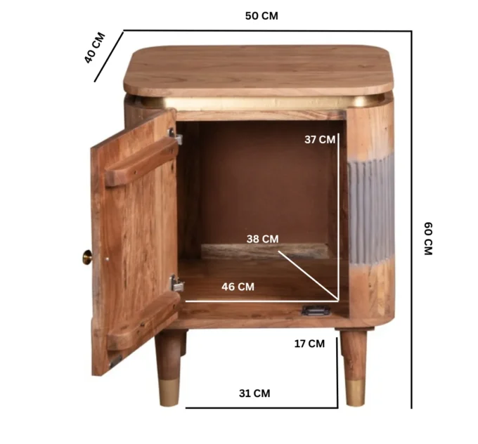 acacio 1 door cabinet