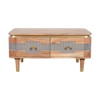 acacio 2 drawer coffee table