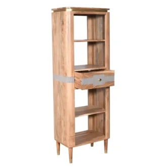 Acacio 1 Drawer Open Bookcase
