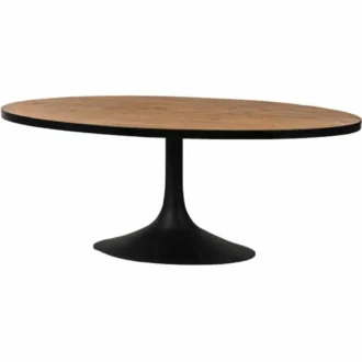 Evocation Laquered Pine Oval Dining Table