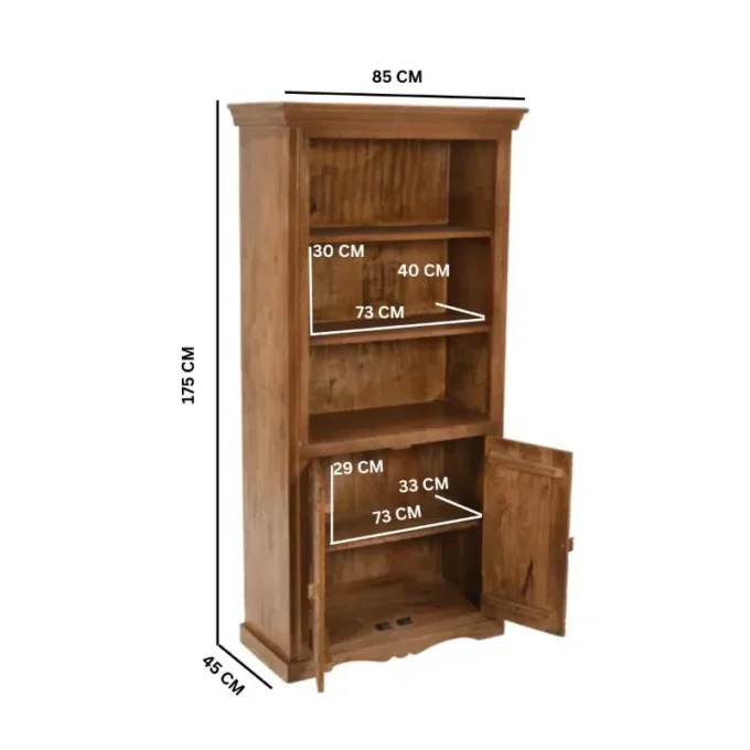 artifice large corner bookcase