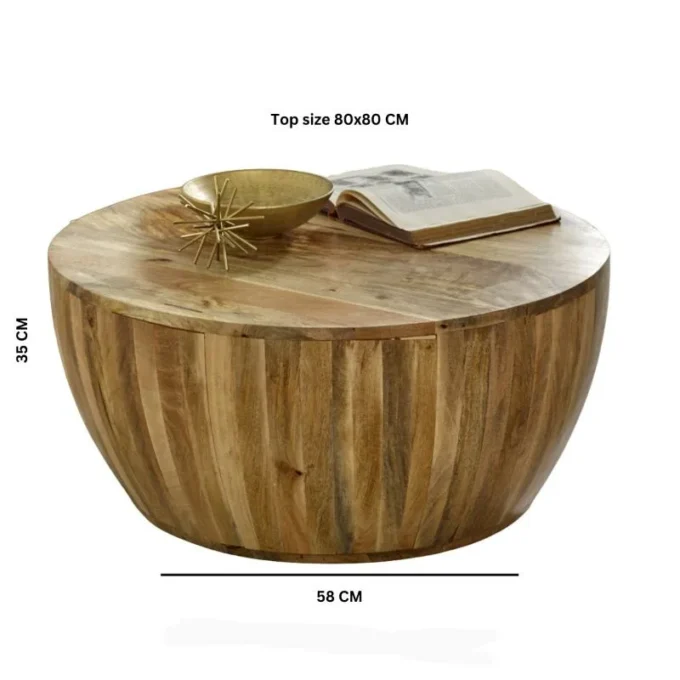 Evocation Drum Coffee Table - Image 6