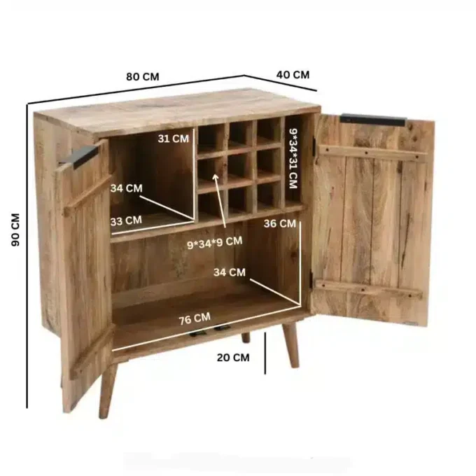 Evocation Drinks Cabinet Sideboard - Image 6