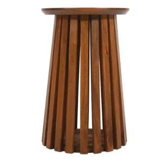 slattio rounded side table