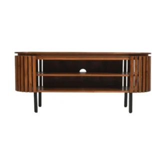 slattio twin shelf media cabinet