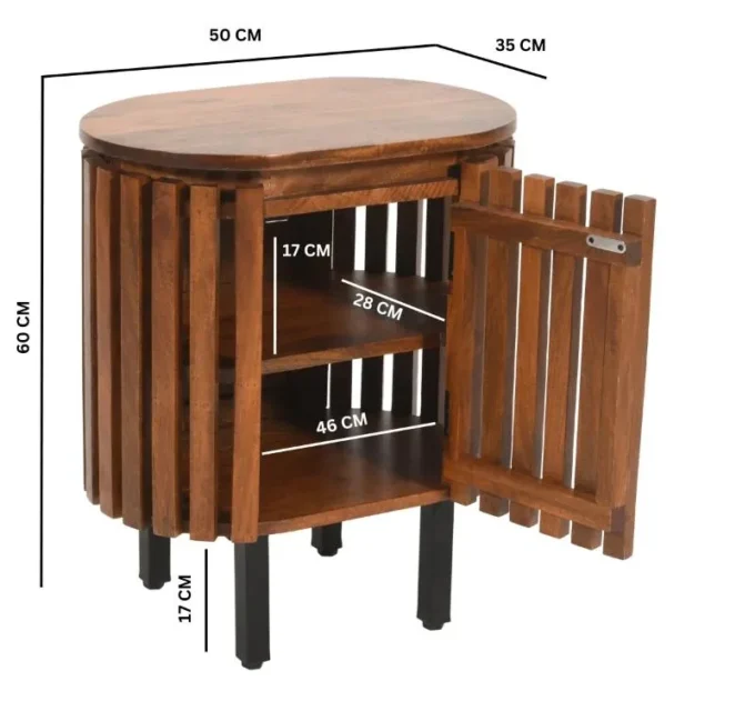 slattio 1 door cabinet