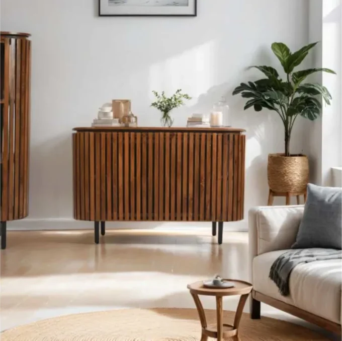 slattio 2 door sideboard