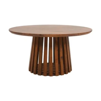 slattio rounded coffee table
