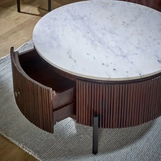 Slattio Round Coffee Table - Image 7
