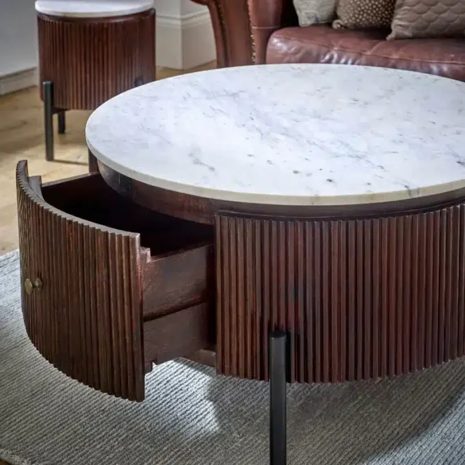 Slattio Round Coffee Table - Image 6