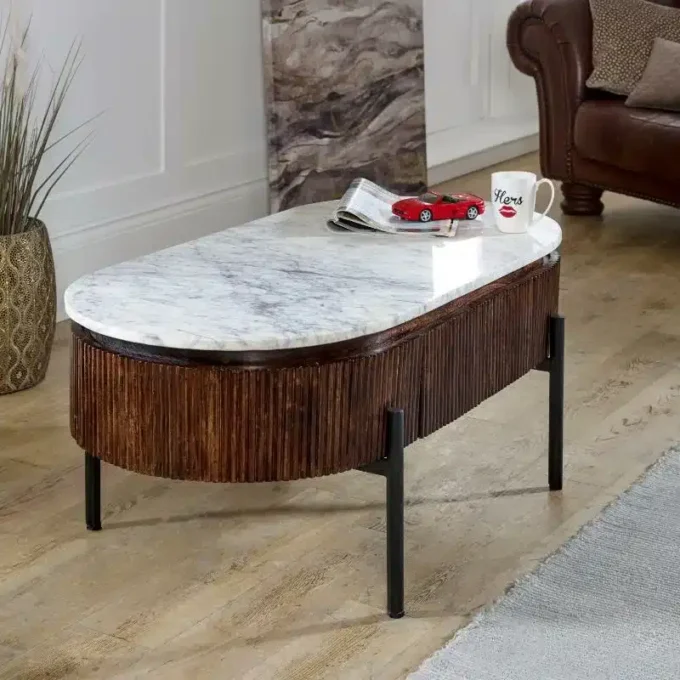 Slattio Rectangle Coffee Table - Image 5
