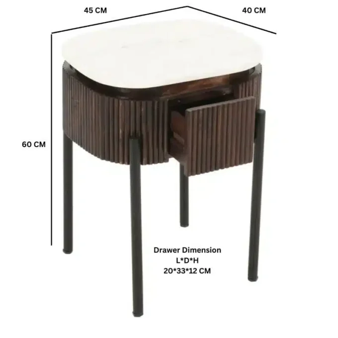 Slattio Bedside Cabinet - Image 9