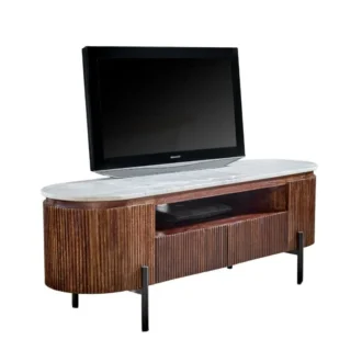 Slattio Wide 2 Drawer Media Cabinet