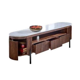 Slattio Large Media Cabinet