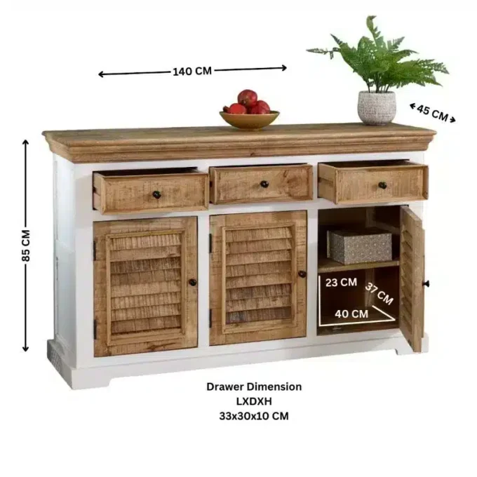 Alfonse Large 3 Door Sideboard - Image 18
