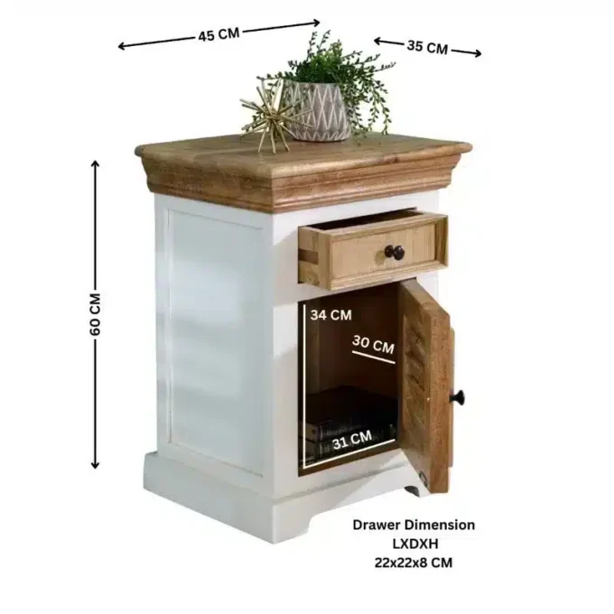Alfonse 1 Door Cabinet - Image 8