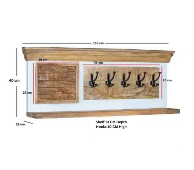 Alfonse Medium Shoe & Wall Coat Rack Set - Image 20