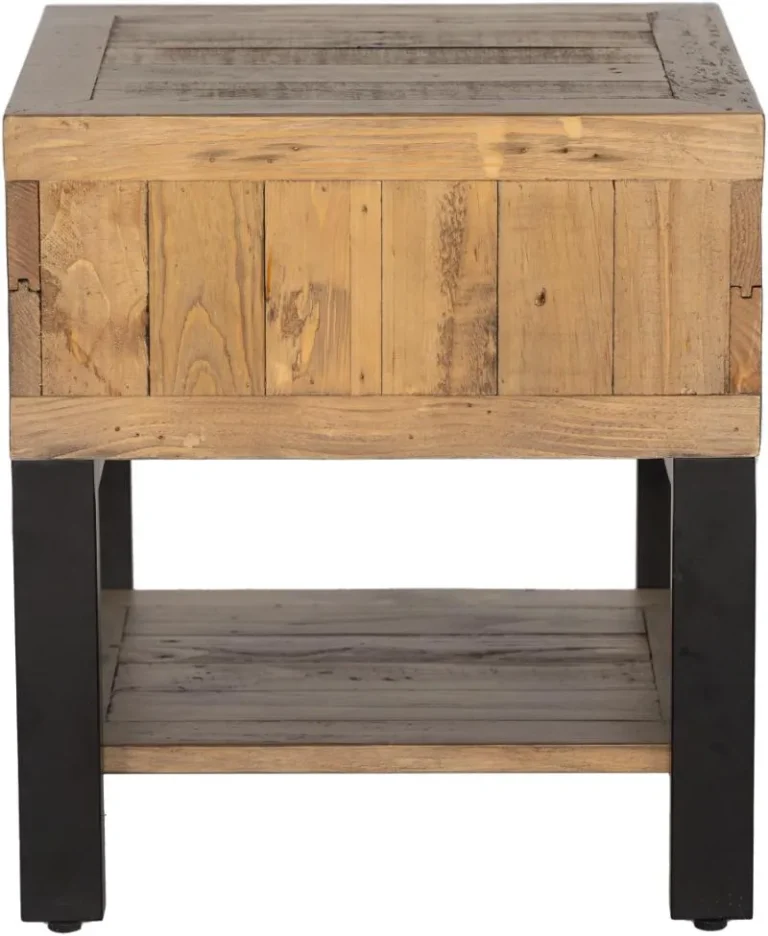 pluto 1 drawer lamp table