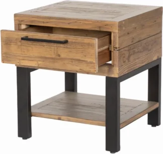Pluto 1 Drawer Lamp Table