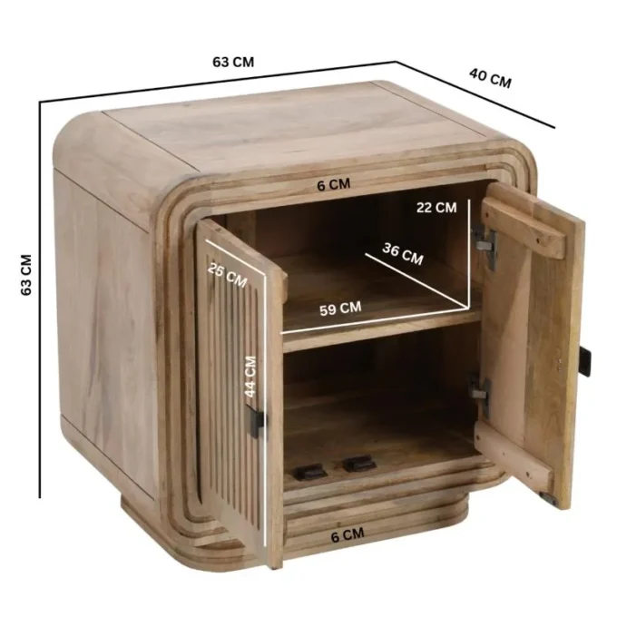 hugo carved micro sideboard