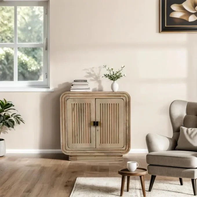 hugo carved micro sideboard