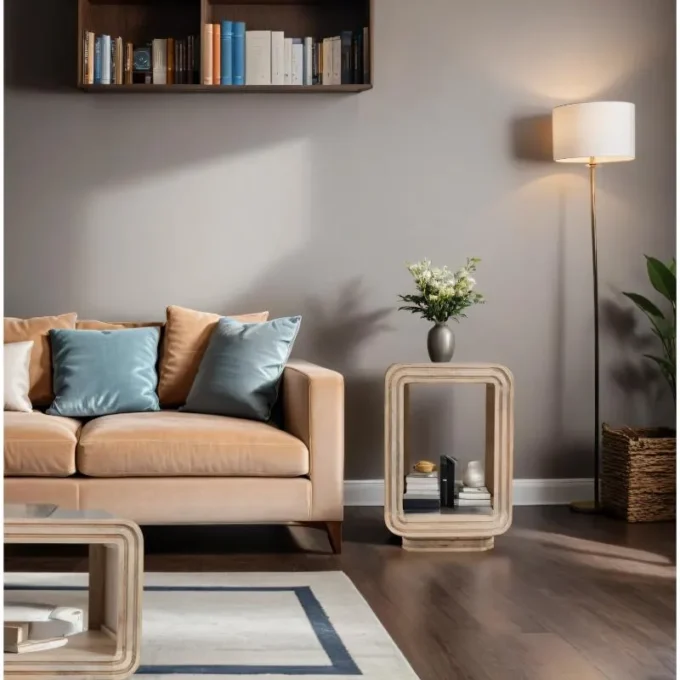 hugo carved side table