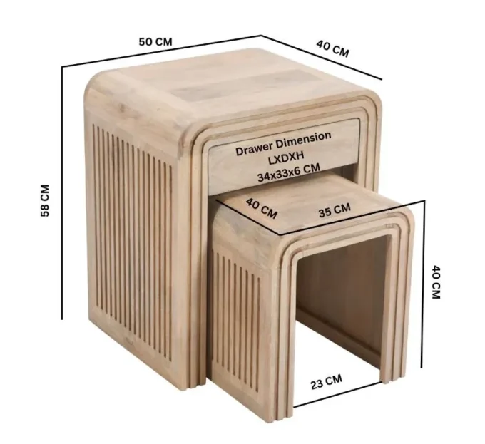 hugo carved nested tables