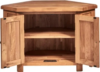 Sofia 2 Door Solid Corner Media Cabinet