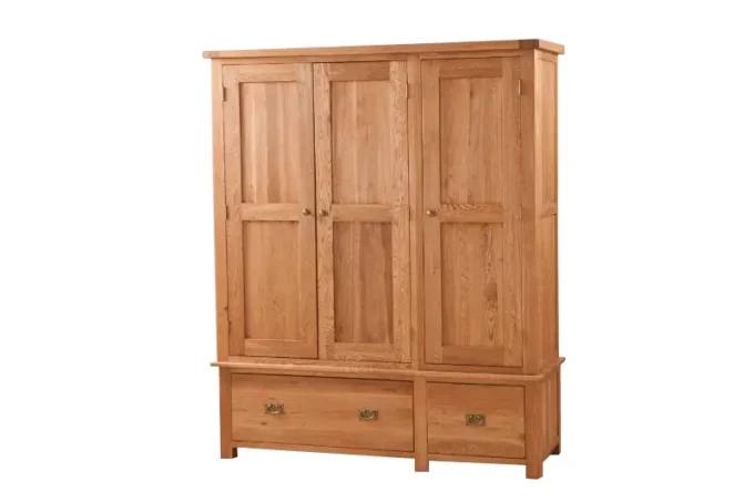 sofia triple 2 drawer wardrobe