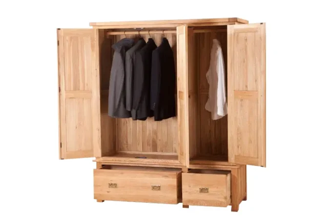 sofia triple 2 drawer wardrobe
