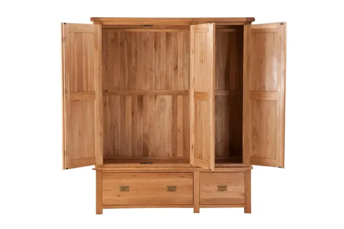 sofia triple 2 drawer wardrobe