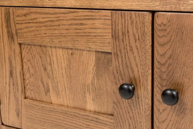 solidus 3 drawer media cabinet/sideboard