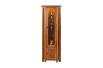 solidus corner glass display cabinet