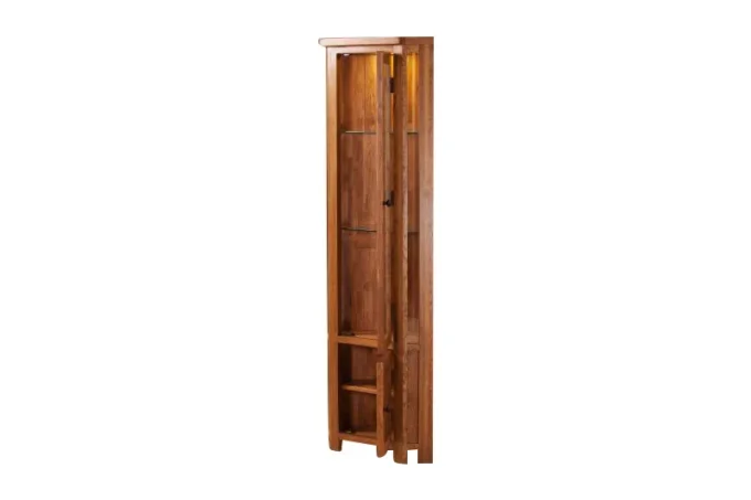 solidus corner glass display cabinet