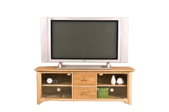 tocita glass door media cabinet