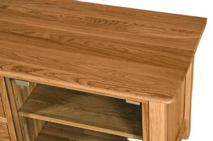 tocita glass door media cabinet