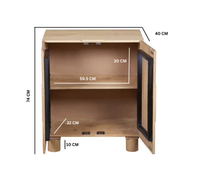 abstracto 2 door sideboard