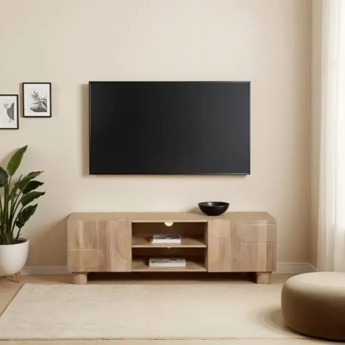 abstracto 2 door media cabinet