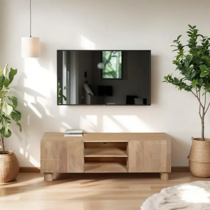 abstracto 2 door media cabinet