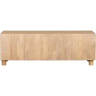 abstracto large 4 door media cabinet