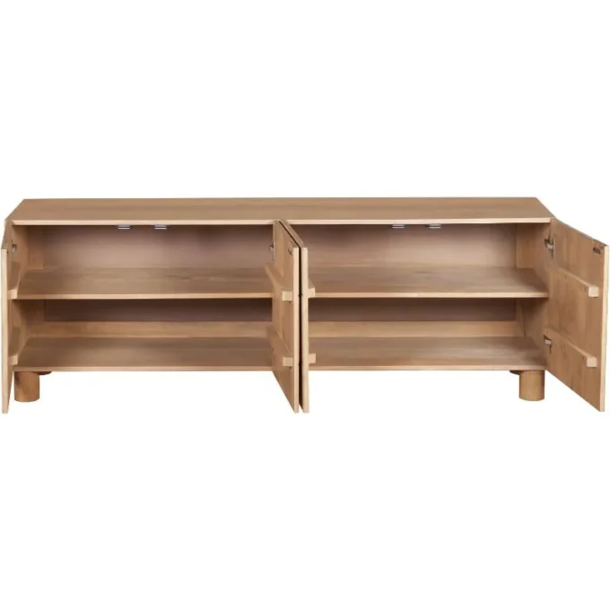 abstracto large 4 door media cabinet