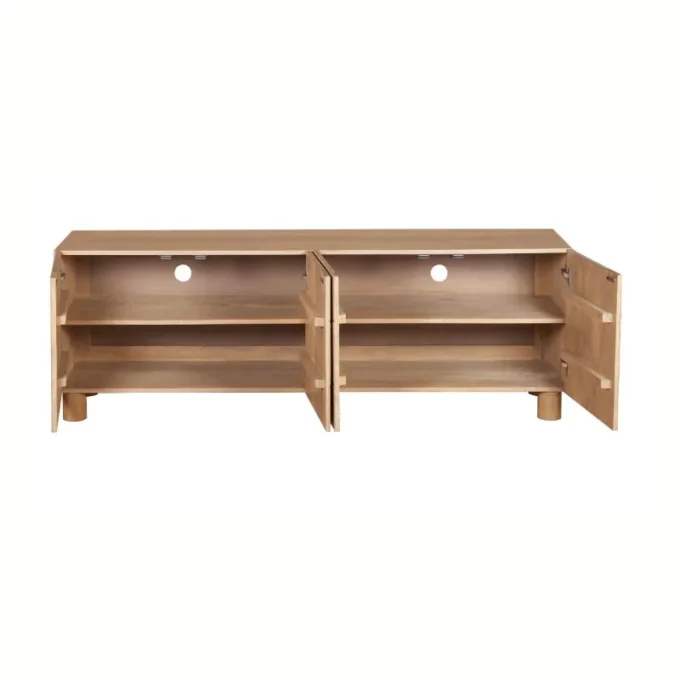 abstracto large 4 door media cabinet