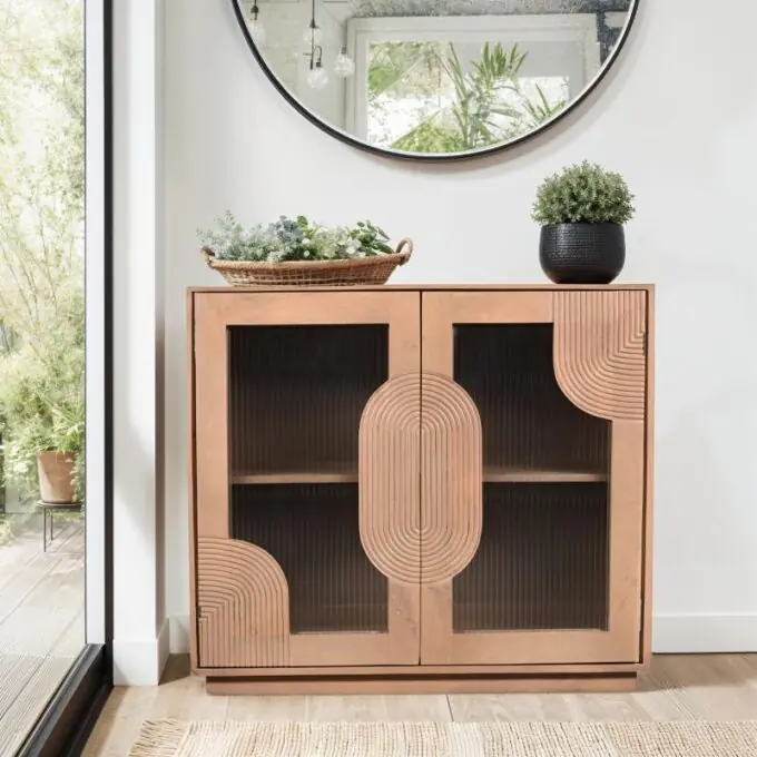 indigo small 2 door sideboard