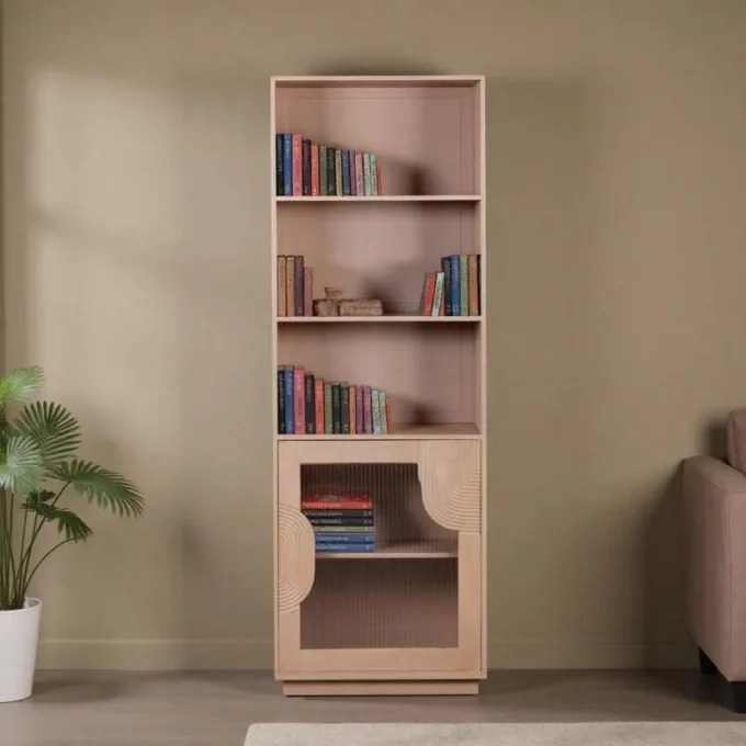 indigo tall bookcase