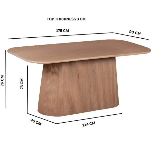indigo 6 8 seater dining table