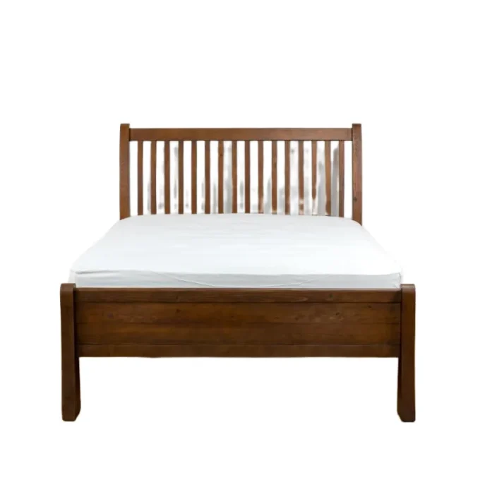 boho 4'6" low foot end sleigh bed