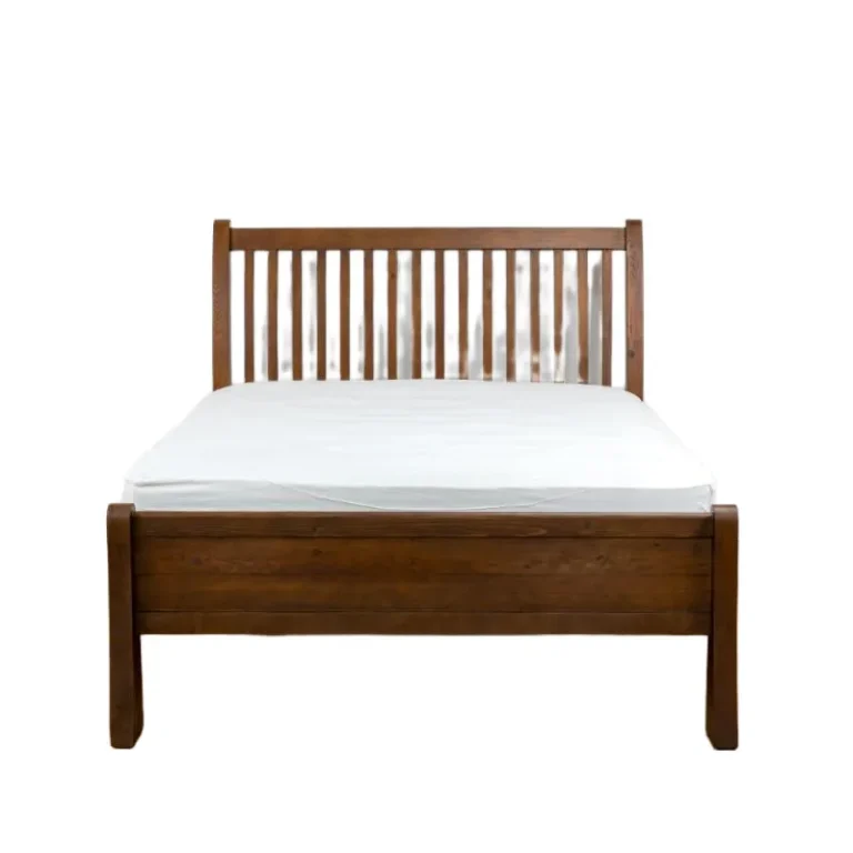 boho 4'6" low foot end sleigh bed